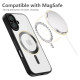 Tech-Protect MagFlex MagSafe iPhone 16 Case - Clear with Black Frame
