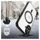 Tech-Protect MagFlex MagSafe iPhone 16 Case - Clear with Black Frame