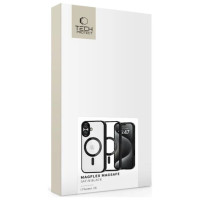 Tech-Protect MagFlex MagSafe iPhone 16 Case - Clear with Black Frame