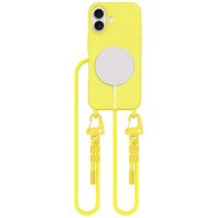 Tech-Protect MagNecklace MagSafe Case with Lanyard for iPhone 16 - Yellow