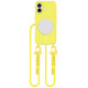Tech-Protect MagNecklace MagSafe Case with Lanyard for iPhone 16 - Yellow
