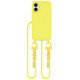 Tech-Protect MagNecklace MagSafe Case with Lanyard for iPhone 16 - Yellow