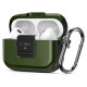 Tech-Protect Defender Hook MagSafe Case with Carabiner for Apple AirPods Pro 1 / 2 - Green