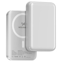 Wozinsky WRW349YWS 10,000 mAh Magnetic Power Bank - White