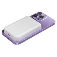 Wozinsky WRW349YWS 10,000 mAh Magnetic Power Bank - White