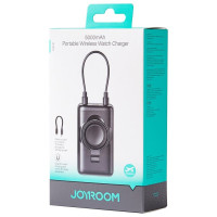 Joyroom JR-W13 5000mAh Wireless Power Bank for Apple Watch + USB-C and Lightning – Black