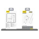 Dudao A26T GaN 25W USB-A, USB-C Charger - White