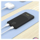 Dudao Powerbank Dudao K10 10000mAh 2.4A 2 x USB-A - white