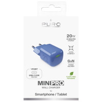 Puro Elektrik Puro 20W GaN USB-C Wall Charger - Blue