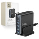 Tech-Protect DC140W-GAN 5-PORT PD140W/QC3.0 Charging Station - Black