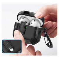 Tech-Protect Carbonox Case for AirPods 4 - Black