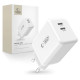 Tech-Protect NC45W-GAN 2-PORT PD45W Charger - White