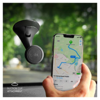 SBS TESUPPWINDWIDEK MagSafe compatible smartphone holder for dashboard/windshield - black