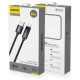Dudao L7T USB-A - USB-C 66W Cable with LED Display 1m - Black