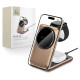 Tech-Protect QI15W-A42 3in1 Inductive Charger with MagSafe for Apple Devices - Gold
