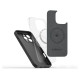 Tech-Protect Liquid Silicone MagSafe Case for iPhone 16 Pro - Black