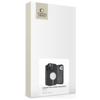 Tech-Protect Liquid Silicone MagSafe Case for iPhone 16 Pro - Black