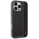 Audi Carbon Fiber Stripe iPhone 16 Pro Max 6.9" black hardcase AUS-TPUPCIP16PM-R8/D1-BK