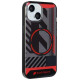 Audi IML Sport MagSafe Case iPhone 15 / 14 Plus Plus 6.7" black/black hardcase AU-IMLMIP15M-RSQ/D2-BK