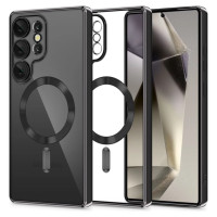 Tech-Protect MagFlex Case for Samsung Galaxy S25 Ultra - Clear Black
