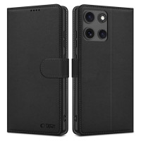 Tech-Protect Wallet Case for Motorola Moto G15 / G15 Power - Black