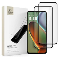 Tech-Protect Glass Fit+ 2-Pack Tempered Glass for Motorola Moto G15 / G15 Power / G05 / E15 - Black