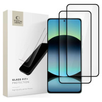Tech-Protect Glass Fit +2-Pack Tempered Glass for Xiaomi Redmi Note 14 4G / 5G - Black