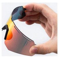 Rockbros Polarized Cycling Glasses with UV Protection and Corrective Insert - Gray