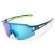 Rockbros Polarized Cycling Glasses with UV Protection and Corrective Insert Blue Lenses - Blue