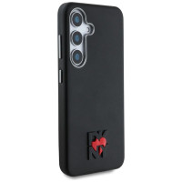 Dkny Leather Heart of NY Case for Samsung Galaxy S25 - Black