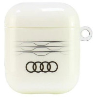 Audi IML Geometric Pattern Case for AirPods 1 / 2 - White