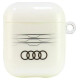 Audi IML Geometric Pattern Case for AirPods 1 / 2 - White