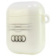 Audi IML Geometric Pattern Case for AirPods 1 / 2 - White