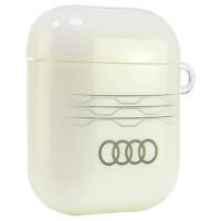 Audi IML Geometric Pattern Case for AirPods 1 / 2 - White
