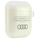 Audi IML Geometric Pattern Case for AirPods 1 / 2 - White