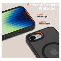 Tech-Protect MagMat MagSafe iPhone 16e Case - Matte Black
