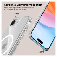 Tech-Protect FlexAir Hybrid MagSafe iPhone 16e Case - Clear