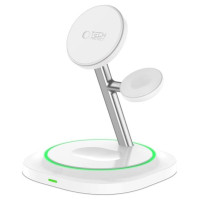 Tech-Protect QI15W-A46 3in1 Magnetic MagSafe Inductive Charger - White