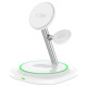 Tech-Protect QI15W-A46 3in1 Magnetic MagSafe Inductive Charger - White