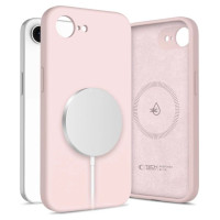 Tech-Protect Liquid Silicone MagSafe iPhone 16e Case - Pink