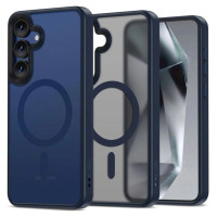 Tech-Protect MagMat MagSafe Case for Samsung Galaxy S25 - Clear Blue