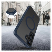 Tech-Protect MagMat MagSafe Case for Samsung Galaxy S25 - Clear Blue