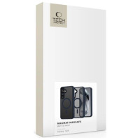 Tech-Protect MagMat MagSafe Case for Samsung Galaxy S25 - Clear Blue