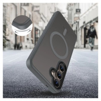Tech-Protect MagMat MagSafe Case for Samsung Galaxy S25 - Clear Gray