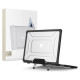 Tech-Protect SmartShell Pro case for MacBook Air 13" 2023-2025 M2 / M3 / M4 - transparent and black
