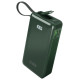 SBS Powerbank SBS 10000 mAh 20W with built-in USB-C cable and digital display - green