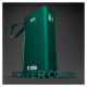 SBS Powerbank SBS 10000 mAh 20W with built-in USB-C cable and digital display - green