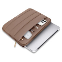 Tech-Protect Tech-Protett Fluffy Laptop Bag 15-16 - Brown