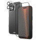 SBS set with D3O technology for iPhone 16 Pro Max - case + glass screen and camera protector - transparent