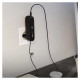 SBS Hybrid PD 20W 5000mAh Power Bank with Built-in Cable and Foldable Plug - Black